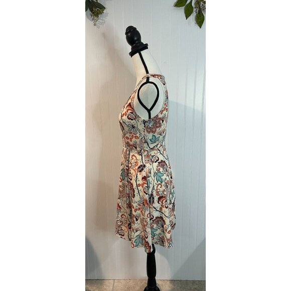 LuLus Multicolor Floral Sleeveless Wrap Dress - Womens S - Picture 5 of 11